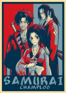 'Samurai Champloo' Metal Poster Print - Miracle Studio Displate